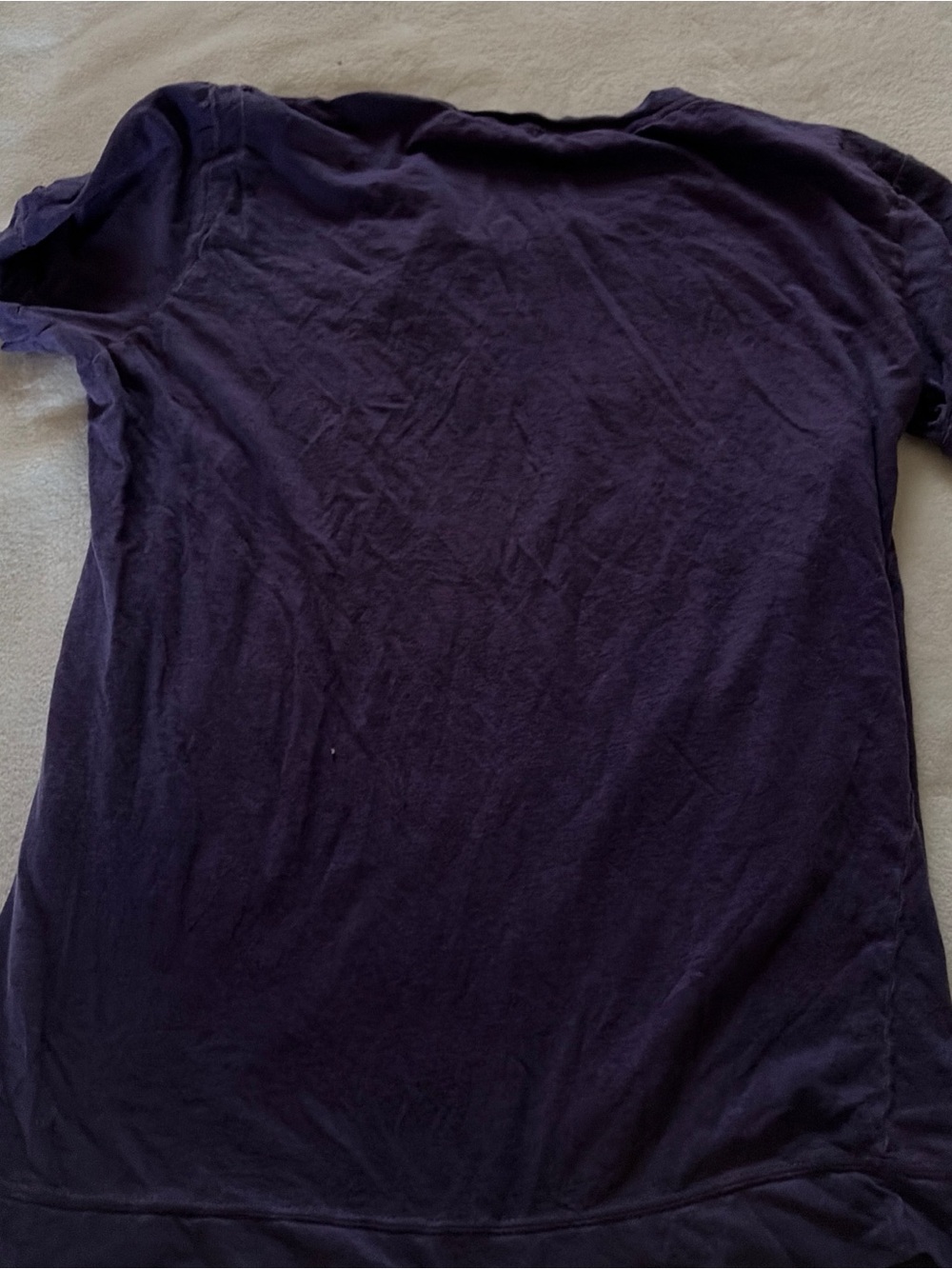 Diesel Women's Short Sleeve Tee in Deep Purple